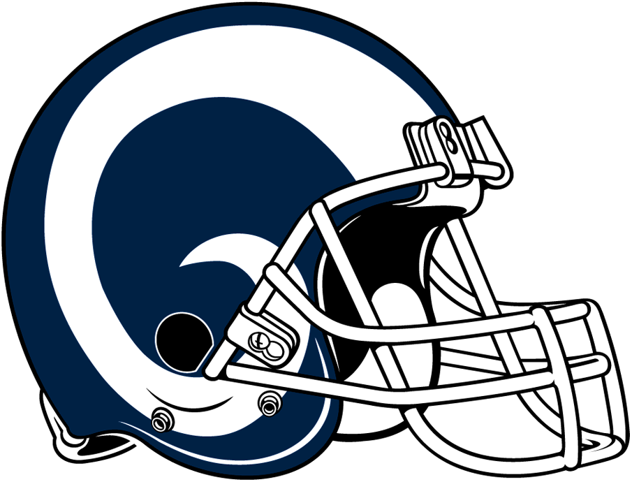 Los Angeles Rams 2017-Pres Helmet Logo iron on paper